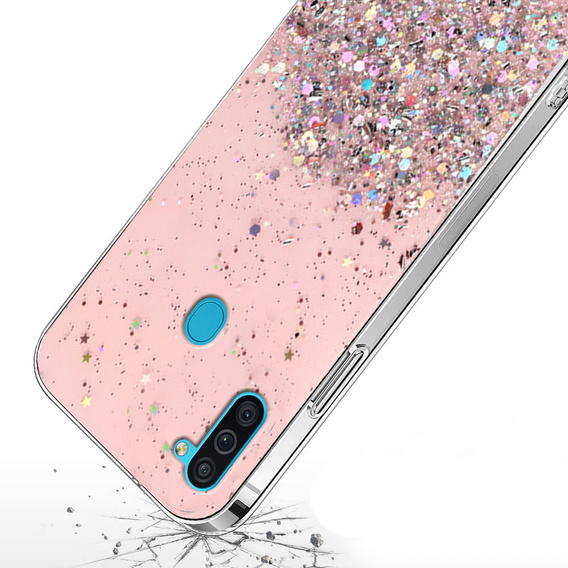 Θήκη για Samsung Galaxy A11 / M11, Glittery, ροζ