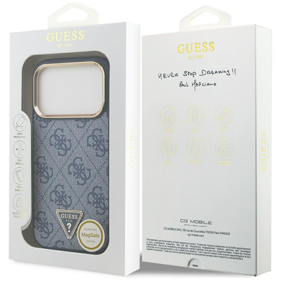 Guess 4G Triangle Logo MagSafe θήκη για iPhone 17 Pro Max