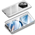 θήκη για το Oppo Find X8 Pro, Magnetic Dual Glass, ασημένια