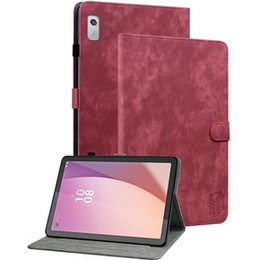 Θήκη για Lenovo Tab M9, Wallet Pen Slot, κόκκινη