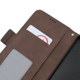 Θήκη με πτερύγιο για Oppo A38 4G / Oppo A18 4G, Card Slot, καφέ