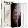 2x Μετριασμένο γυαλί για iPhone 11 Pro, ERBORD 9H Hard Glass στην οθόνη