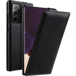 Θήκη MELKCO για Samsung Galaxy Note 20 Ultra, δερμάτινη, flip, μαύρη