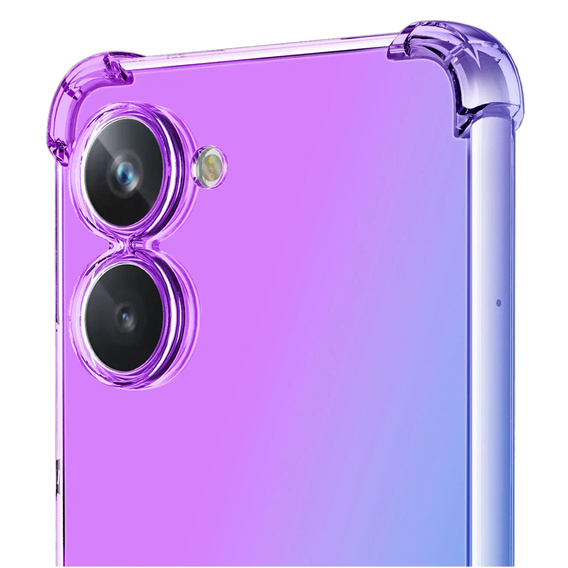 θήκη για το Realme 10 4G, Gradient Dropproof, Μωβ / μπλε