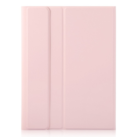 Θήκη + πληκτρολόγιο iPad 10.9 2022 10 Gen, TouchPad Pen Slot, ροζ rose gold