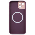 Θήκη για iPhone 15 Plus, ERBORD Armor Mag, μπορντό