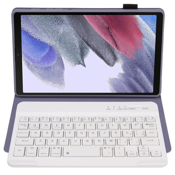 Θήκη + πληκτρολόγιο Samsung Galaxy Tab A7 Lite 8.7 T220 / 225, μωβ
