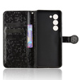 θήκη πτερύγιο για Oppo A5 5G / A5m, Wallet Rhombus, μαύρη