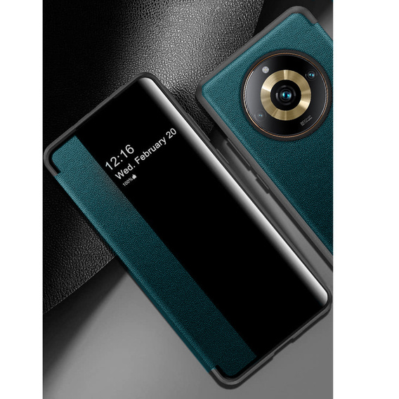 Η αναδιπλούμενη θήκη για το Realme 11 Pro 5G / 11 Pro+ 5G, Side View, πράσινη