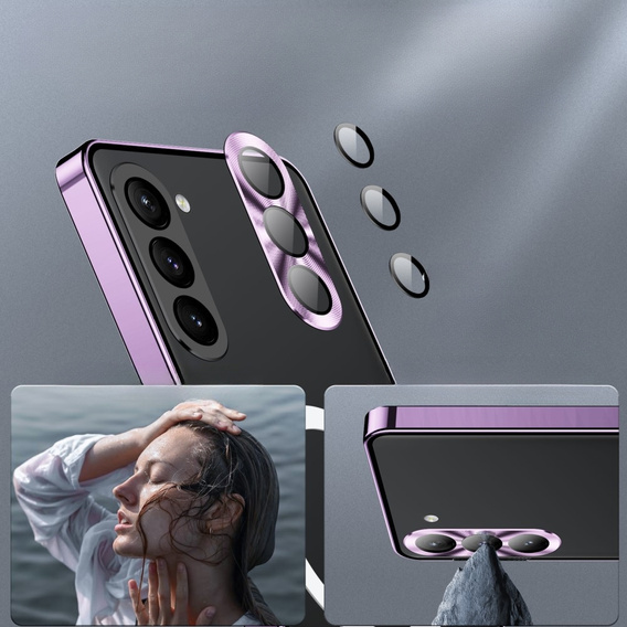 θήκη προστασίας κάμερας για το Samsung Galaxy S23, CamShield MagSafe, διαφανής / βιολετί