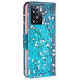 Θήκη με πτερύγιο για OPPO A57 / A57s, Wallet, Sakura, μπλε