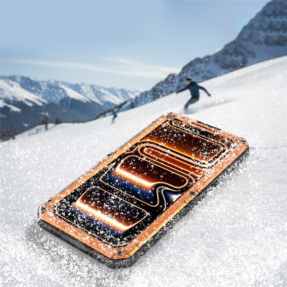 Αδιάβροχη θήκη IP68 για iPhone 17 Pro, πορτοκαλί