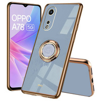 Θήκη για Oppo A78 5G, Electro Ring, μπλε