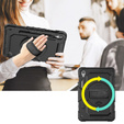 Θωρακισμένη θήκη για Samsung Galaxy Tab S10 Lite / S10 FE / S9 FE, προστατευτική 360 με χώρο για γραφίδα, μαύρη
