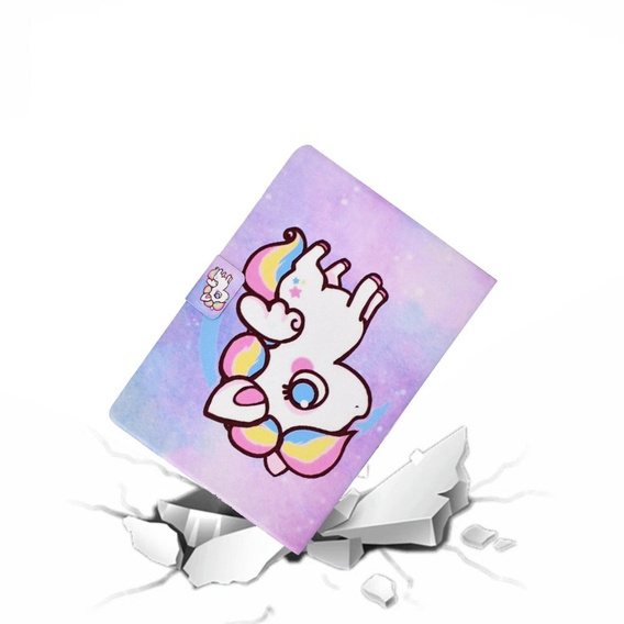Θήκη για Samsung Galaxy Tab A7 Lite, με πτερύγιο, colorful horse