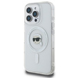 Θήκη Karl Lagerfeld IML Metal Karl Head MagSafe για iPhone 16 Pro Max