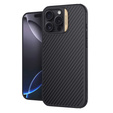 Θήκη για iPhone 16 Pro Max, θωρακισμένη Nillkin, Carbon Fiber, για Magsafe, χρυσή