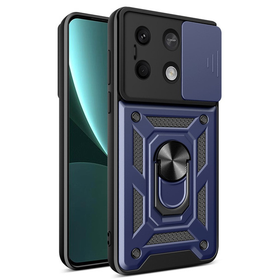 Θήκη για Xiaomi Redmi Note 13 5G, CamShield Slide, μπλε
