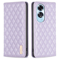 Θήκη με πτερύγιο για Oppo A60, Wallet, BINFEN COLOR, μωβ