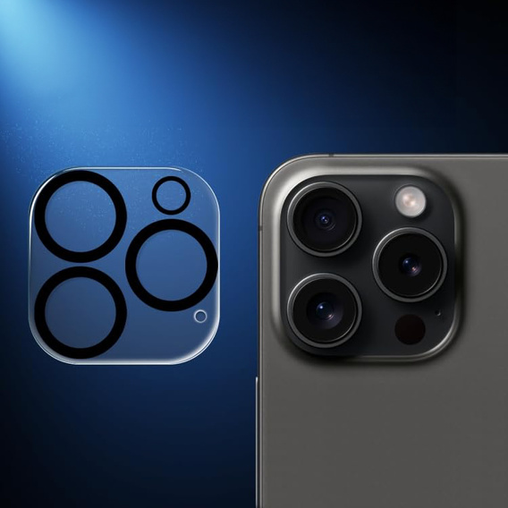 Μετριασμένο γυαλί για κάμερα για το iPhone 16 Pro / 16 Pro Max, διαφανής