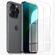 2x Μετριασμένο γυαλί ERBORD 9H Hard Glass στην οθόνη για iPhone 16 Pro Max