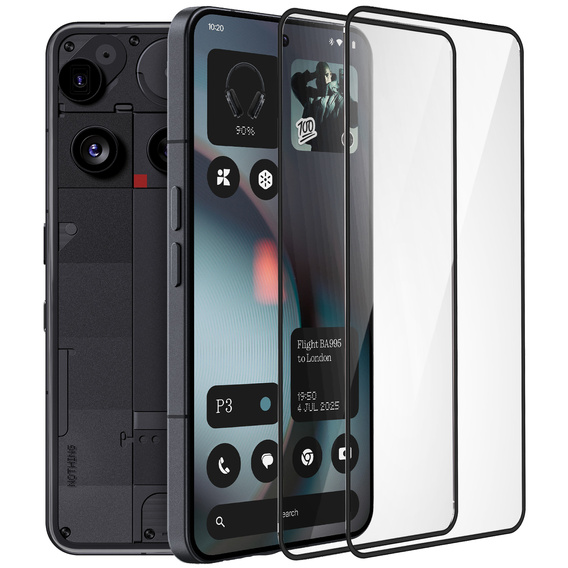 2x ERBORD 3D γυαλί μετριασμένο για Nothing Phone 3 5G