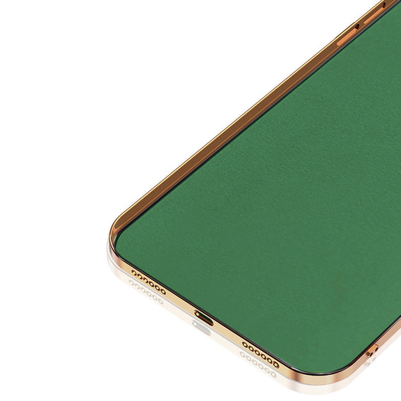 Θήκη για iPhone 14 Pro Max, Electro Ring, πράσινη