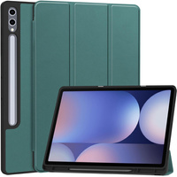 Θήκη για Samsung Galaxy Tab S10 Ultra, Smartcase με χώρο για γραφίδα, πράσινη