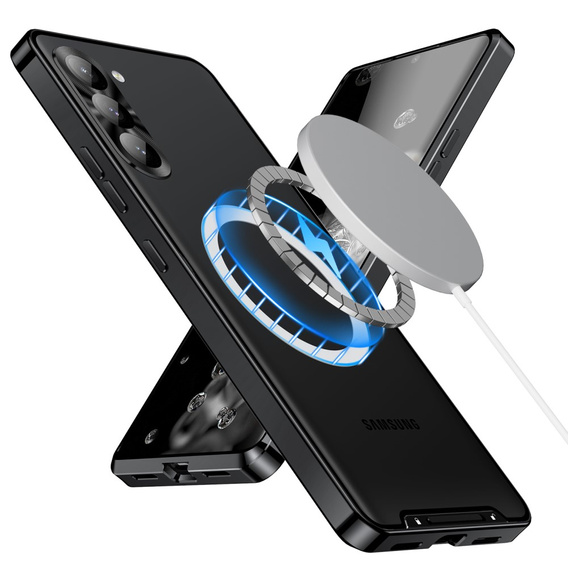 θήκη προστασίας κάμερας για το Samsung Galaxy S24+ Plus, CamShield MagSafe, διαφανής / μαύρη