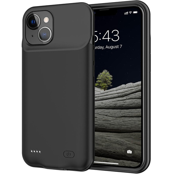Θήκη μπαταρίας 6500mAh για iPhone 13, μαύρη