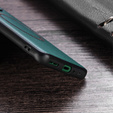 Θήκη για Samsung Galaxy A34 5G, Leather Hybrid MagSafe, πράσινη