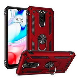θωρακισμένη θήκη για Xiaomi Redmi 8 / 8A, Nox Case Ring, κόκκινη