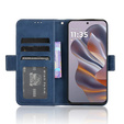Θήκη με πτερύγιο για Motorola Edge 50 Neo / Motorola ThinkPhone 25, Card Slot, σκούρο μπλε