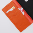 Δερμάτινη θήκη για Samsung Galaxy S20 Ultra, ERBORD Grain Leather, πορτοκαλί