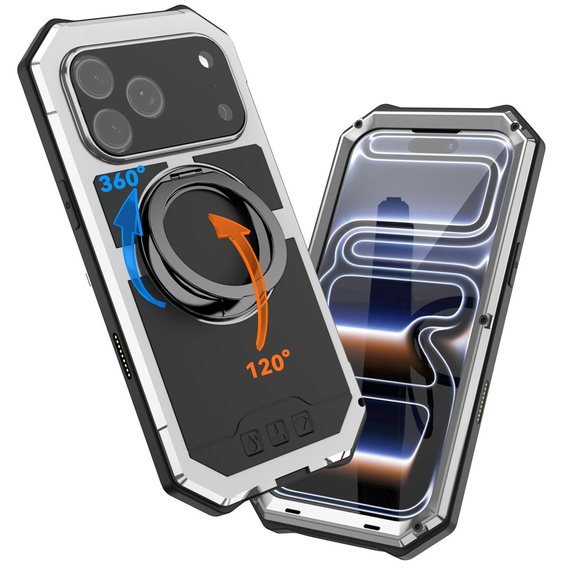 Θήκη R-JUST με MagSafe και βάση για iPhone 17 Pro Max