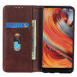 θήκη με πτερύγιο για Xiaomi 15 Ultra, Split Leather, καφέ
