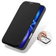 Θήκη Dux Ducis για iPhone 17 Pro, Skin X Pro, με πτερύγιο, για MagSafe, μαύρο