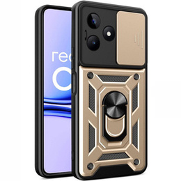 Θήκη για Realme C53 4G, CamShield Slide, χρυσός