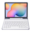 Θήκη + πληκτρολόγιο Samsung Galaxy Tab S6 Lite P610/P615 / S6 Lite 2022 10.4, Pen Slot, μωβ