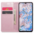 θήκη CASEME για Samsung Galaxy A14 5G, Waxy Textured, ροζ