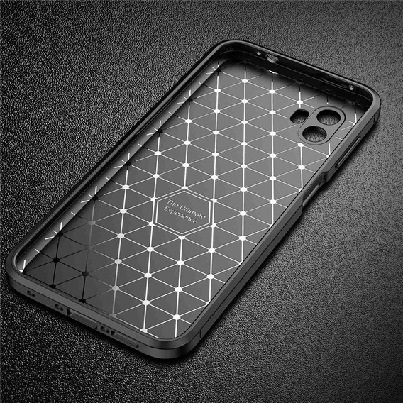 Θήκη για Samsung Galaxy Xcover 6 Pro, Carbon Gel, μαύρη