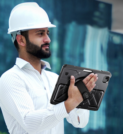 Θήκη Dexnor 360° με ιμάντα και θήκη για γραφίδα για iPad Air 11" 2025/2024 (7/6 γεν.)