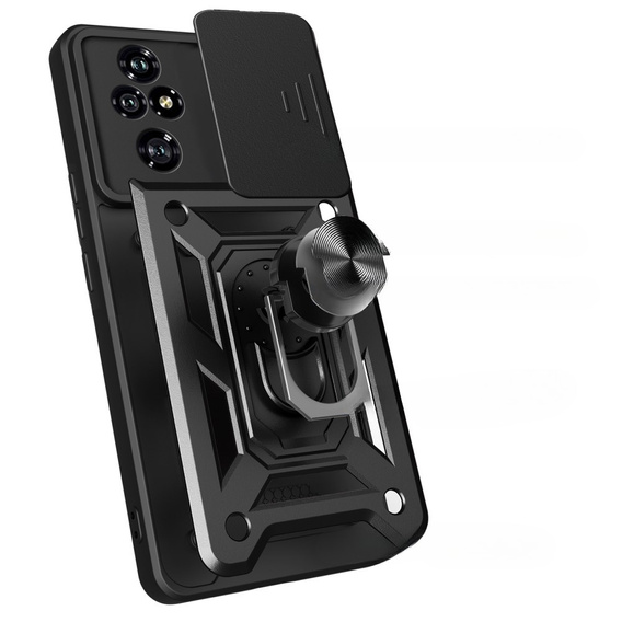 Θήκη για Honor 200 Pro 5G, CamShield Slide, μαύρη