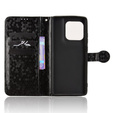 θήκη πτερύγιο για Motorola Edge 60 / 60 Fusion, Wallet Rhombus, μαύρη