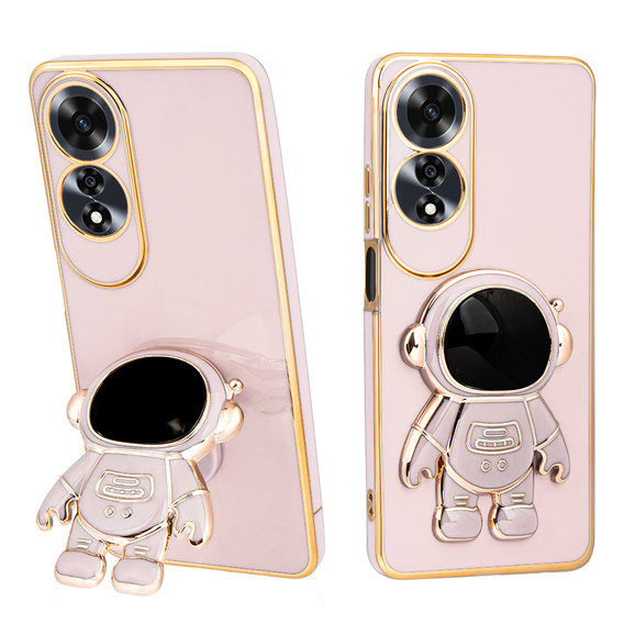 Θήκη για Oppo A60, Astronaut, ροζ
