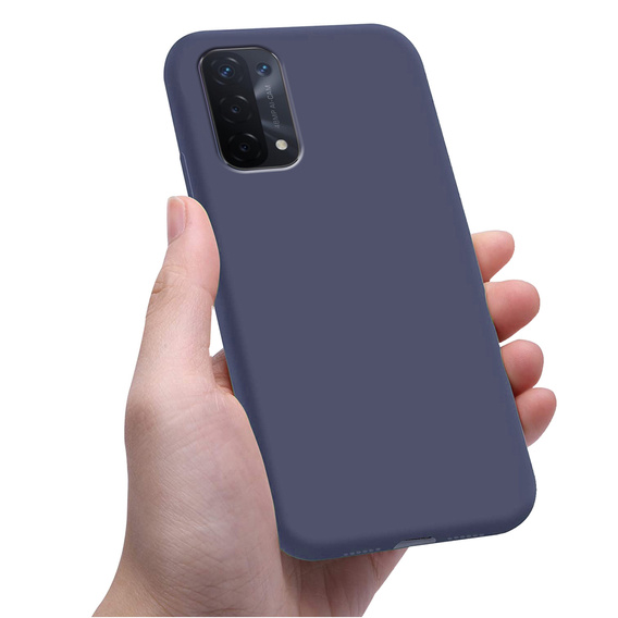 Λεπτή θήκη για Oppo A54 5G / A74 5G / A93 5G, Slim, σκούρο μπλε