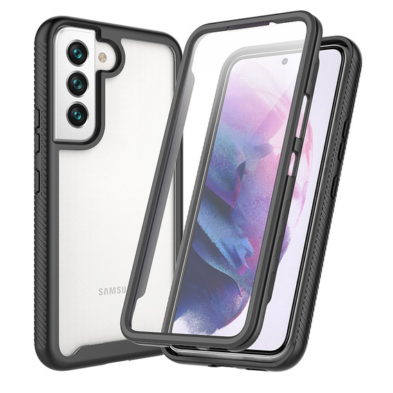 Θήκη για Samsung Galaxy S22 5G, Shockproof, με μεμβράνη, μπλε