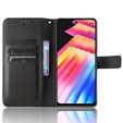 Θήκη με πτερύγιο για Infinix Hot 30, Wallet Smart Magnet, μαύρη