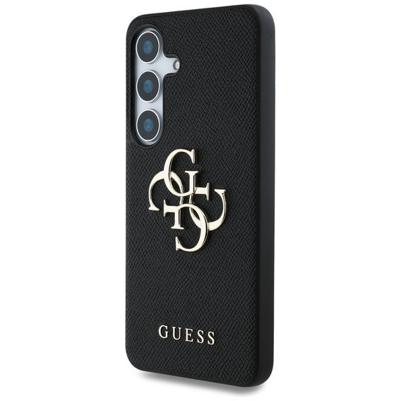 Θήκη GUESS Grained Big 4G Logo για Samsung Galaxy S25