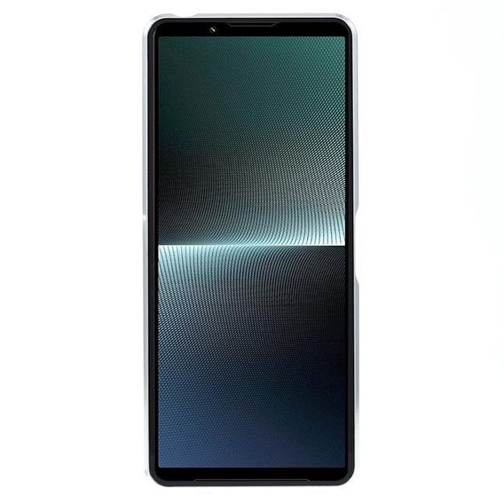 θήκη για το Sony Xperia 1 V, Magnetic Dual Glass, ασημένια